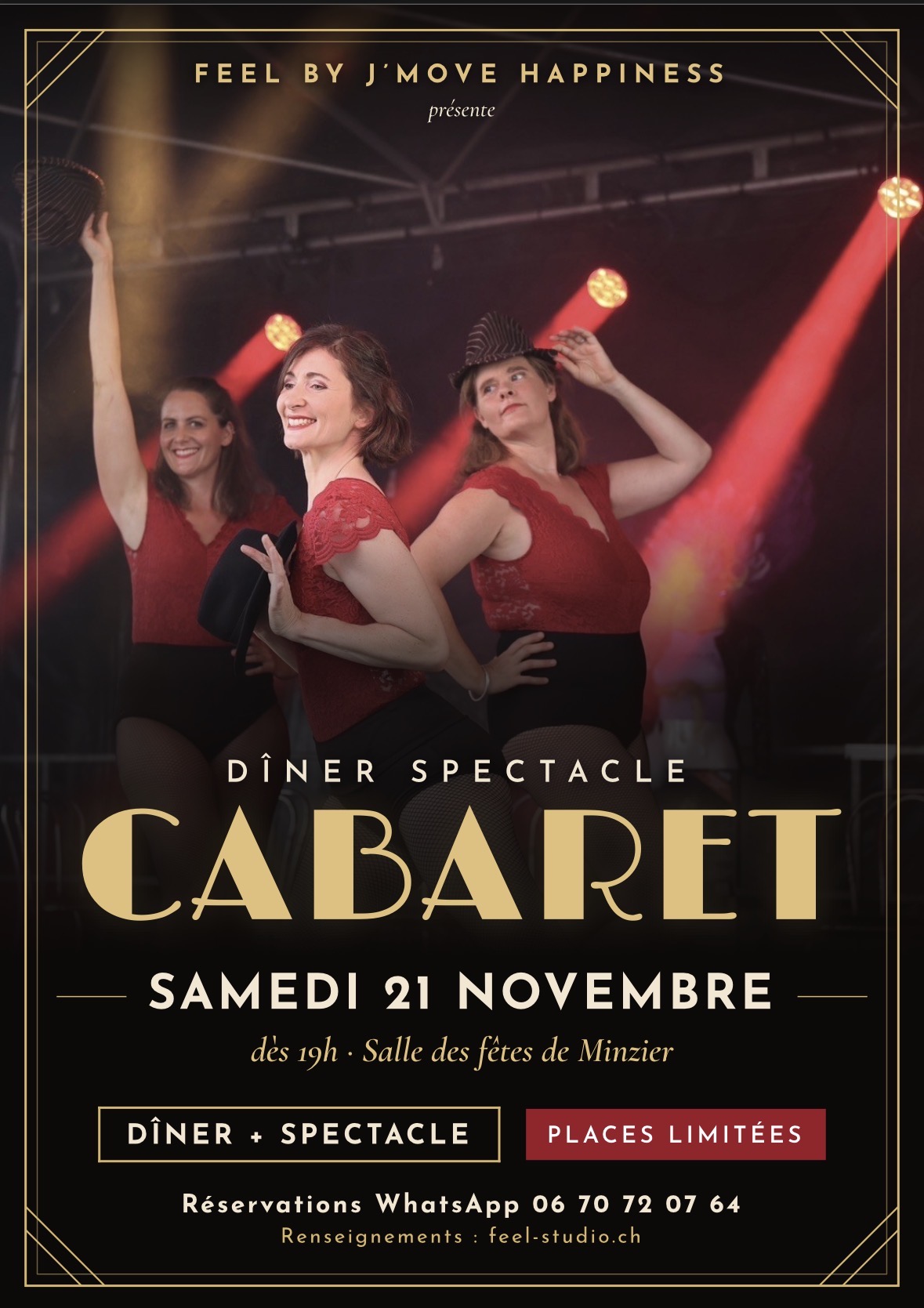 21 nov 26 – Dîner Spectacle Cabaret