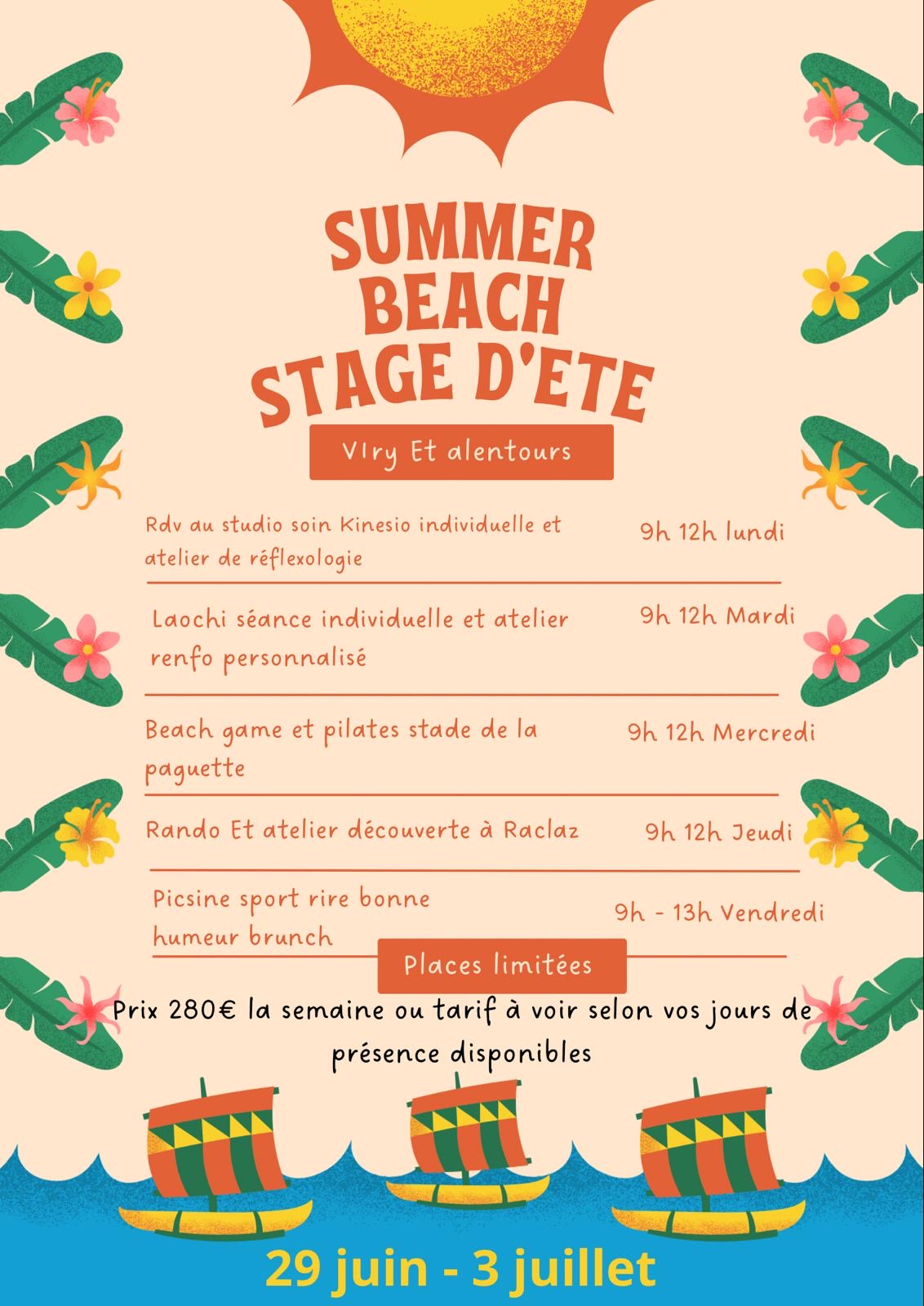 29.06-03.07 stage d’été